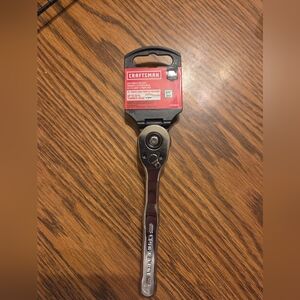 Craftsman Silver Ratchet Wrench 1/4" Drive Low Profile New With Tags